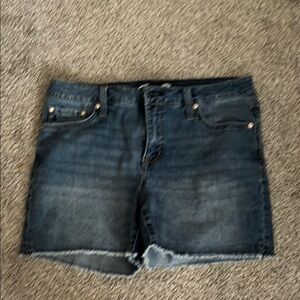 Seven7 Women's Jean Shorts - Dark Blue